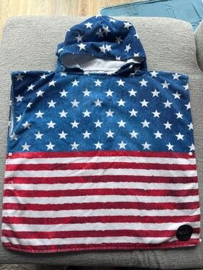 Surfside co patriotic hooded towel